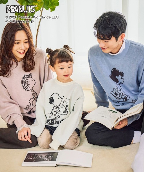 GLOBAL WORK(グローバルワーク)の「PEANUTS/スウェットライクニットプルオーバー/633929(ニット/セーター・キッズ・イエロー/アイボリー・160cm/150cm/140cm/130cm)」の15枚目の写真