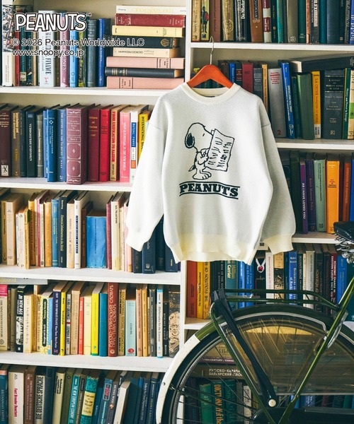 GLOBAL WORK(グローバルワーク)の「PEANUTS/スウェットライクニットプルオーバー/633929(ニット/セーター・キッズ・イエロー/アイボリー・160cm/150cm/140cm/130cm)」の19枚目の写真