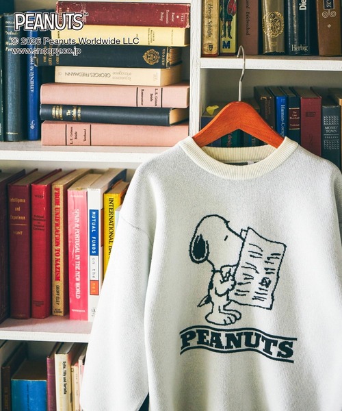 GLOBAL WORK(グローバルワーク)の「PEANUTS/スウェットライクニットプルオーバー/633929(ニット/セーター・キッズ・イエロー/アイボリー・160cm/150cm/140cm/130cm)」の21枚目の写真