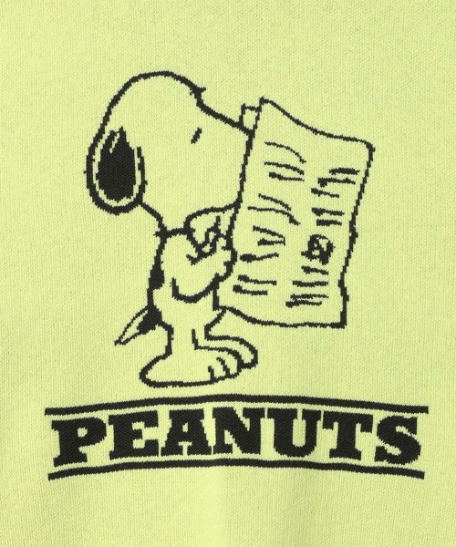 GLOBAL WORK(グローバルワーク)の「PEANUTS/スウェットライクニットプルオーバー/633929(ニット/セーター・キッズ・イエロー/アイボリー・160cm/150cm/140cm/130cm)」の4枚目の写真