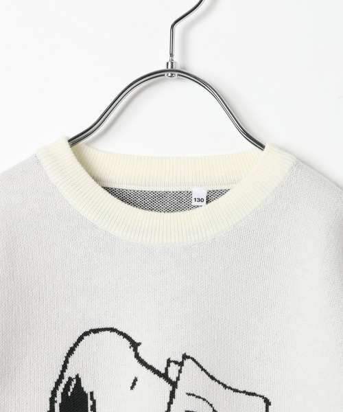 GLOBAL WORK(グローバルワーク)の「PEANUTS/スウェットライクニットプルオーバー/633929(ニット/セーター・キッズ・イエロー/アイボリー・160cm/150cm/140cm/130cm)」の6枚目の写真