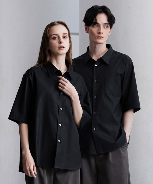 【CLEL】 ロイヤルオックスフォード レギュラーカラーシャツ CLEL】Royal Oxford Short Sleeve Regular Collar Shirt / ロイヤル
