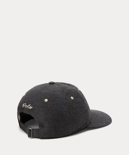 ブラッシュド シャモア ボール キャップ（キャップ）｜POLO RALPH