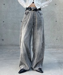 PAGEBOY（ページボーイ）の「＜まるでデニム見え！/紫外線カット/接触冷感＞マルデニコクーンパンツ（デニムパンツ）」