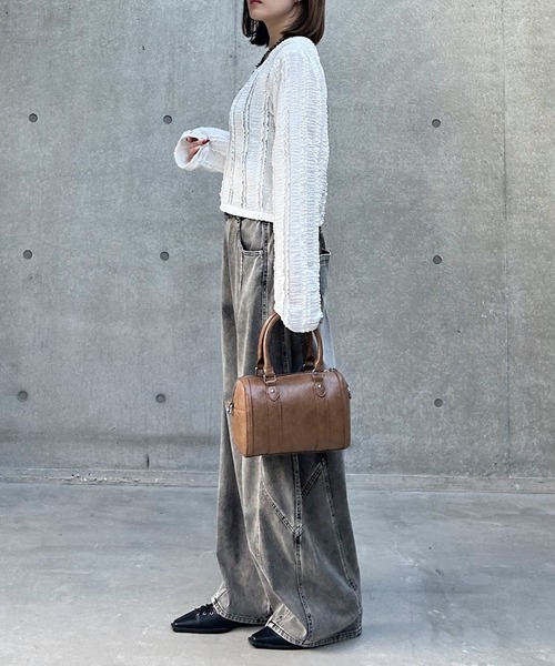 PAGEBOY(ページボーイ)の「<まるでデニム見え!/紫外線カット/接触冷感>マルデニコクーンパンツ(デニムパンツ・レディース・ブラック/ブラック系その他/ブルー系その他/ブルー・SMALL/MEDIUM/LARGE)」の17枚目の写真