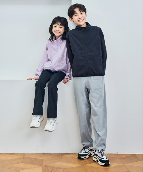 MPS（エムピーエス）の「【MPS】ストレッチテーパードパンツ (キッズ / 子供服 / ズボン / ウエストゴム / 伸縮性 / 通園通学 / 男女兼用 / 長ズボン)（その他パンツ・キッズ・ブラック/ブルー/グレー・110/160/120/130/140/150）」の16枚目の写真