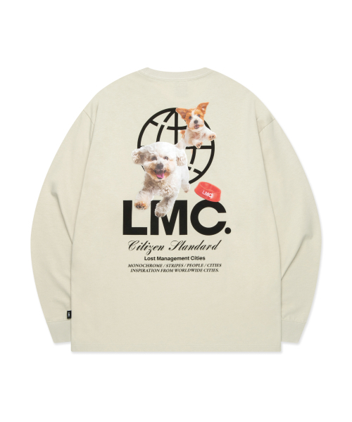 LMCの「FLYING PUPPY LONG SLV TEE sand(Tシャツ/カットソー・レディース・その他・S/M/L/XL)」の1枚目の写真