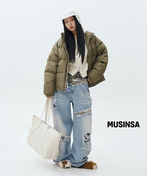 LMCの「WM SIGNATURE COMBO ZIP-UP HOODIE ivory(パーカー・レディース・その他・S/M)」の16枚目の写真