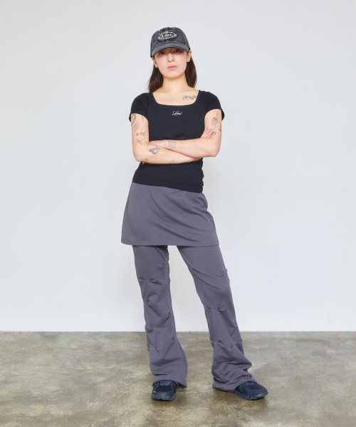 LMCの「WM スクエア クロップド Tシャツ ホワイト(Tシャツ/カットソー・レディース・その他・S/M)」の3枚目の写真