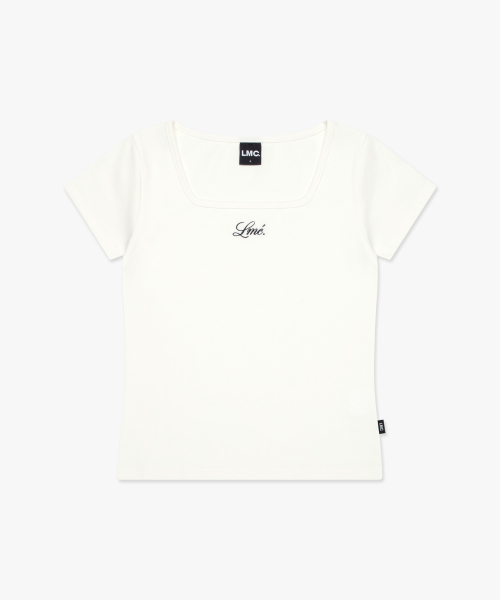 LMCの「WM スクエア クロップド Tシャツ ホワイト(Tシャツ/カットソー・レディース・その他・S/M)」の4枚目の写真
