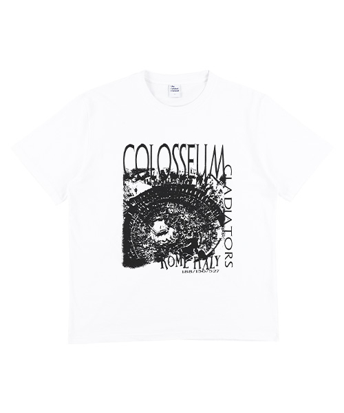 THECOLDESTMOMENT(ザコールデストモーメント)の「TCM colosseum T (white)(Tシャツ/カットソー・レディース・その他・S/M/L/XL)」の1枚目の写真
