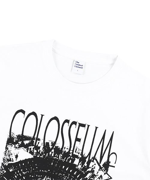 THECOLDESTMOMENT(ザコールデストモーメント)の「TCM colosseum T (white)(Tシャツ/カットソー・レディース・その他・S/M/L/XL)」の4枚目の写真