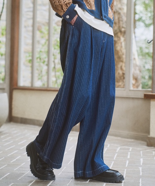 selvedge baggy denim pants/セルビッチバギーデニム CAHLUMN/カウラム Selvedge Denim Pant “Baggy”/セルビッチ デニム