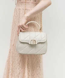 RANDA | 2WAY ビジューパーツキルティングハンドバッグ(ハンドバッグ)