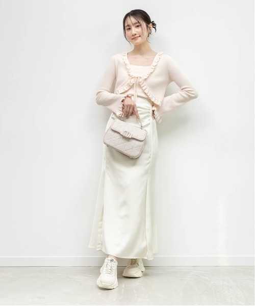 RANDA（ランダ）の「2WAY ビジューパーツキルティングハンドバッグ（ハンドバッグ・レディース・ピンク/ブラック/アイボリー・FREE）」の13枚目の写真