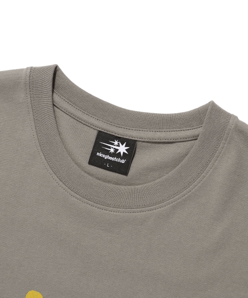 NICE GHOST CLUB(ナイスゴーストクラブ)の「GHOST STAR LOGO TEE_BROWN(NG2EMUT529A)(Tシャツ/カットソー・レディース・ブラウン・S/M/L)」の3枚目の写真