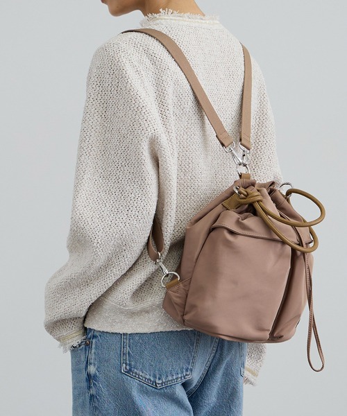 OUTDOOR PRODUCTS（アウトドアプロダクツ）の「【OUTDOOR PRODUCTS for SALON】別注ミニリュック（バックパック/リュック・レディース・ブラック/ベージュ・FREE）」の13枚目の写真