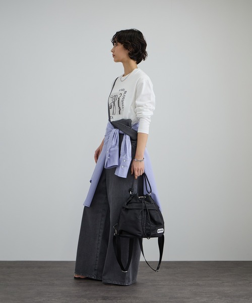 OUTDOOR PRODUCTS（アウトドアプロダクツ）の「【OUTDOOR PRODUCTS for SALON】別注ミニリュック（バックパック/リュック・レディース・ブラック/ベージュ・FREE）」の16枚目の写真