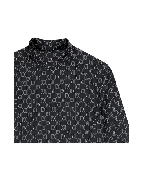 MEA（メア）の「ALL OVER SLIM TOP [BLACK]（Tシャツ/カットソー・レディース・ブラック・FREE）」の4枚目の写真