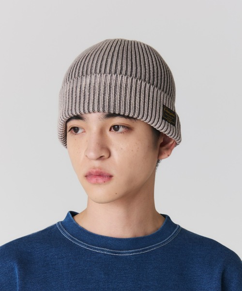 Champion（チャンピオン）の「【Champion/チャンピオン】直営限定コレクション メンズ ビーニー（キャップ・メンズ・ブラック系その他/ピンク系1/マスタード/ライトグレー/ネイビー系2・FREE）」の2枚目の写真