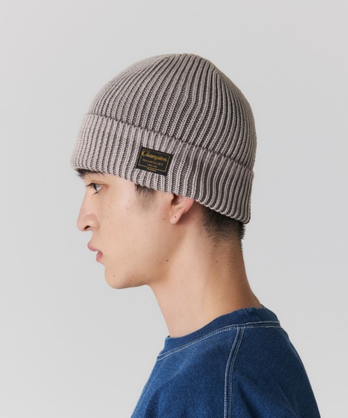 Champion（チャンピオン）の「【Champion/チャンピオン】直営限定コレクション メンズ ビーニー（キャップ・メンズ・ブラック系その他/ピンク系1/マスタード/ライトグレー/ネイビー系2・FREE）」の13枚目の写真