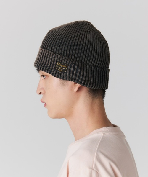Champion（チャンピオン）の「【Champion/チャンピオン】直営限定コレクション メンズ ビーニー（キャップ・メンズ・ブラック系その他/ピンク系1/マスタード/ライトグレー/ネイビー系2・FREE）」の8枚目の写真