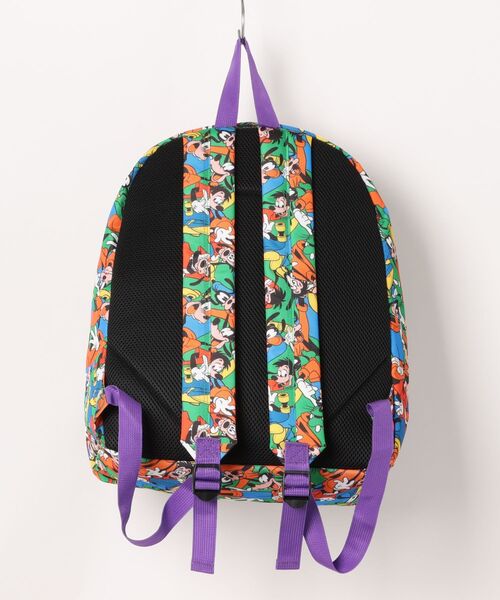 Disney（ディズニー）の「【 Disney 】 ディズニーキャラクター 総柄バックパック 26S1（バックパック/リュック・レディース・ピンク/オレンジ/パープル・FREE）」の4枚目の写真