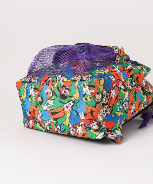 Disney（ディズニー）の「【 Disney 】 ディズニーキャラクター 総柄バックパック 26S1（バックパック/リュック・レディース・ピンク/オレンジ/パープル・FREE）」の5枚目の写真