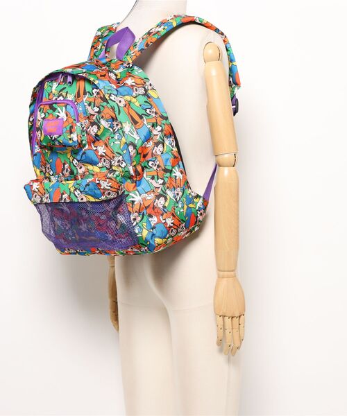 Disney（ディズニー）の「【 Disney 】 ディズニーキャラクター 総柄バックパック 26S1（バックパック/リュック・レディース・ピンク/オレンジ/パープル・FREE）」の7枚目の写真