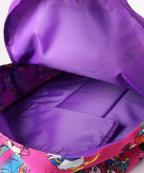 Disney（ディズニー）の「【 Disney 】 ディズニーキャラクター 総柄バックパック 26S1（バックパック/リュック・レディース・ピンク/オレンジ/パープル・FREE）」の8枚目の写真