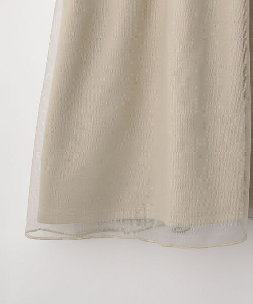 SHOO・LA・RUE（シューラルー）の「【110-140cm/プチセレ】チュールドッキングワンピース（ワンピース・キッズ・ベージュ/ブルー系その他・13/14/11/12）」の9枚目の写真