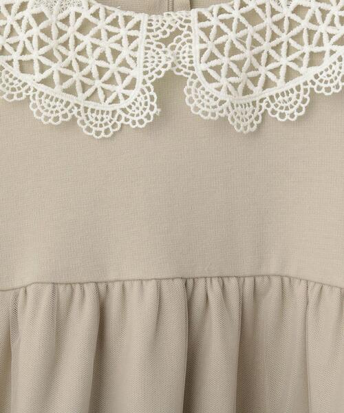 SHOO・LA・RUE（シューラルー）の「【110-140cm/プチセレ】チュールドッキングワンピース（ワンピース・キッズ・ベージュ/ブルー系その他・13/14/11/12）」の10枚目の写真