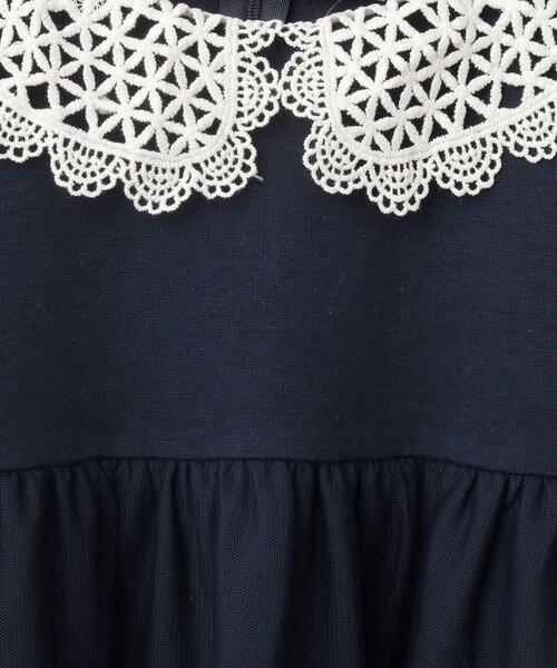 SHOO・LA・RUE（シューラルー）の「【110-140cm/プチセレ】チュールドッキングワンピース（ワンピース・キッズ・ベージュ/ブルー系その他・13/14/11/12）」の11枚目の写真