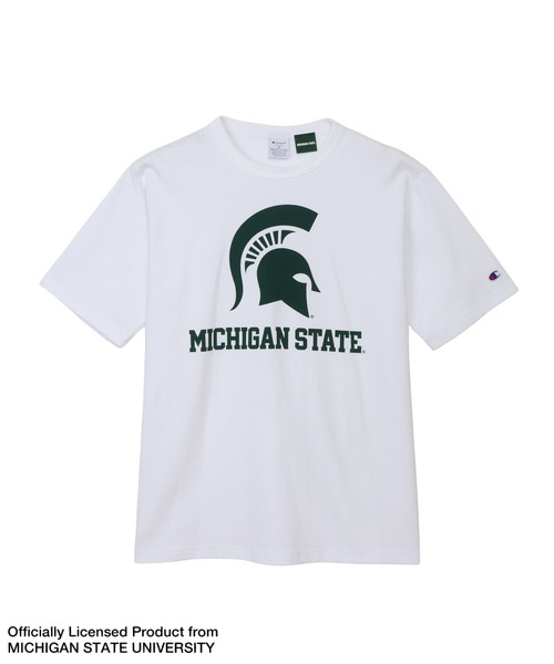 Champion（チャンピオン）の「【Champion/チャンピオン】メンズ MADE IN USA ティーテンイレブン ショートスリーブTシャツ（Tシャツ/カットソー・メンズ・シルバーグレー/ホワイト/ホワイト×グリーン/モスグリーン・X-LARGE/MEDIUM/LARGE/SMALL）」の3枚目の写真