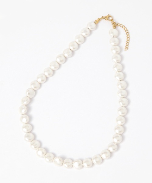 Elura（エルーラ）の「シェルパールネックレス/656838（ネックレス・レディース・ゴールド・FREE）」の4枚目の写真