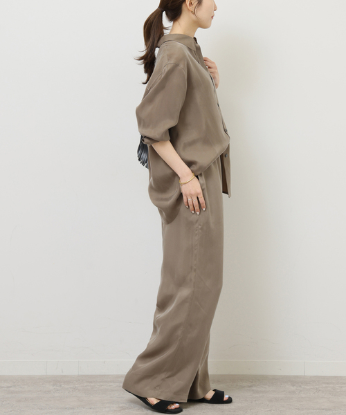 JOURNAL STANDARD relume(ジャーナルスタンダード レリューム)の「キュプライージーパンツ(その他パンツ・レディース・ブラック系その他/ブラウン系その他・FREE)」の11枚目の写真