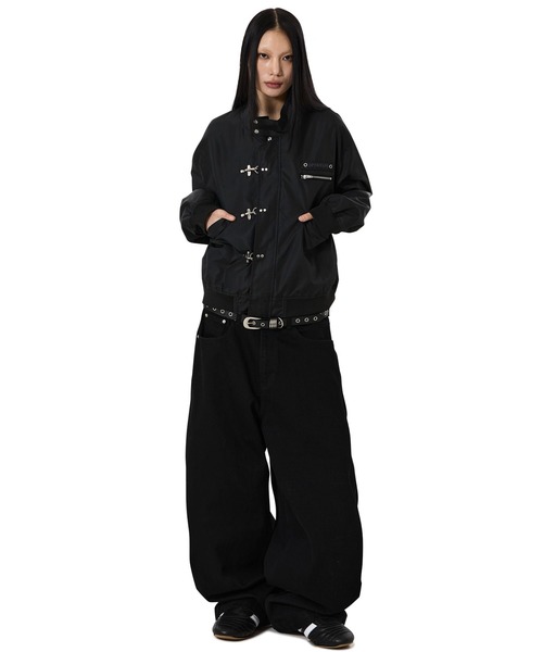 ★美品・人気★ OY オーワイ 黒 アノラック ジャケット 韓国製 Ｌ～XL相当 OY/オーワイ』 ARCH OPYD ANORAK JACKET/アーチロゴアノラック