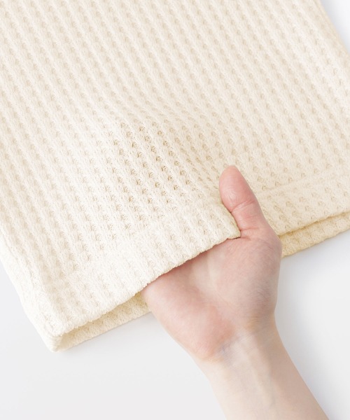 無印良品（ムジルシリョウヒン）の「婦人　ざっくり編んだ　ロングパンツ（ルームウェア/パジャマ・レディース・アイボリー/ブラック/グリーン系・S/M/L/XL）」の16枚目の写真