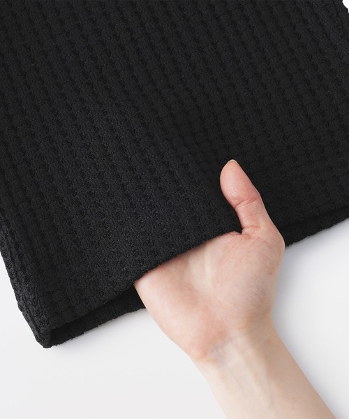 無印良品（ムジルシリョウヒン）の「婦人　ざっくり編んだ　ロングパンツ（ルームウェア/パジャマ・レディース・アイボリー/ブラック/グリーン系・S/M/L/XL）」の5枚目の写真