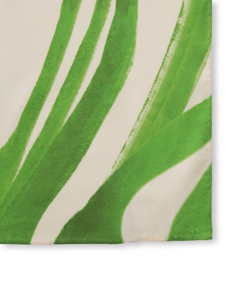 ADAM ET ROPE'(アダムエロペ)の「DOMY DIRECT print scarf(バンダナ/スカーフ・レディース・ブラック/グリーン・FREE)」の15枚目の写真