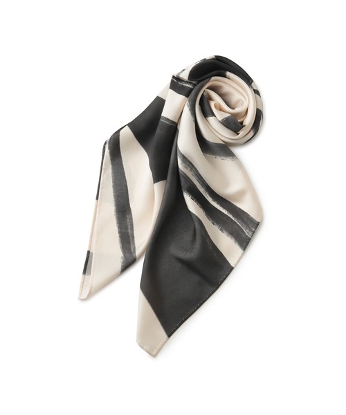 ADAM ET ROPE'(アダムエロペ)の「DOMY DIRECT print scarf(バンダナ/スカーフ・レディース・ブラック/グリーン・FREE)」の21枚目の写真