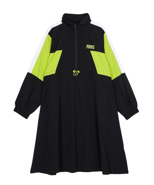 PUNYUS(プニュズ)の「切り替えナイロンワンピース(ワンピース・レディース・ベージュ/ブルー/ブラック・1/2/3/4)」の11枚目の写真