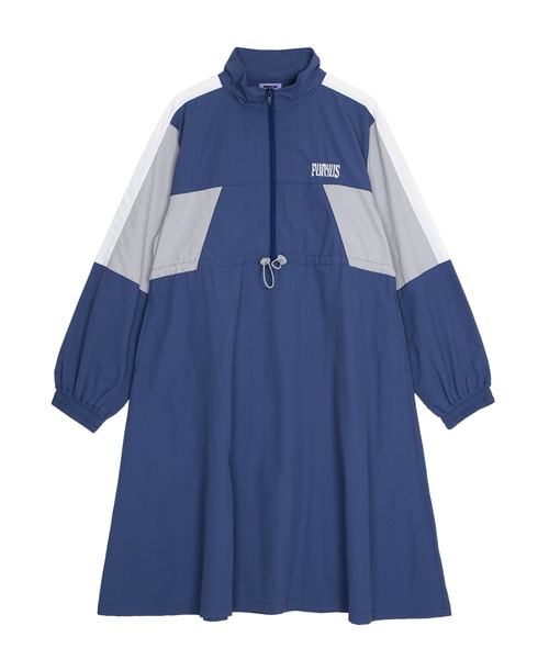 PUNYUS(プニュズ)の「切り替えナイロンワンピース(ワンピース・レディース・ベージュ/ブルー/ブラック・1/2/3/4)」の14枚目の写真