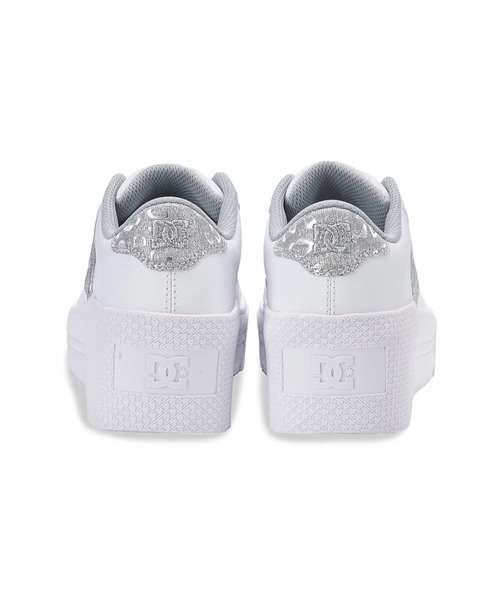 DC SHOES(ディーシーシューズ)の「DC SHOES ウィメンズ Ws CHELSEA LITE WEDG フットウェア スニーカー 【2026年春夏モデル】/ボリュームソール・厚底(スニーカー・レディース・ホワイト×ライトグレー・23cm/23.5cm/24cm/24.5cm/25cm)」の6枚目の写真