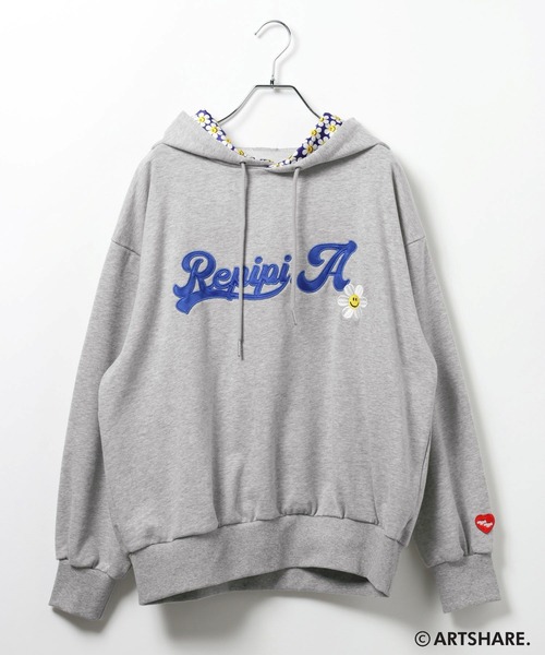 repipi armario（レピピ アルマリオ）の「【wiggle wiggle】フーディSETUP（セットアップ・キッズ・グレー/ブルー/ブラック・SMALL/MEDIUM/LARGE）」の13枚目の写真