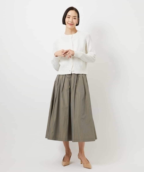 MICHEL KLEIN(ミッシェル・クラン)の「ロービングラメニットカーディガン(カーディガン/ボレロ・レディース・ホワイト・38)」の15枚目の写真