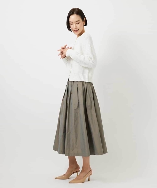 MICHEL KLEIN(ミッシェル・クラン)の「ロービングラメニットカーディガン(カーディガン/ボレロ・レディース・ホワイト・38)」の14枚目の写真