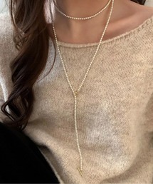 Apparat+（アパラートプラス）の「マルチアレンジ パールロングネックレス（ネックレス）」