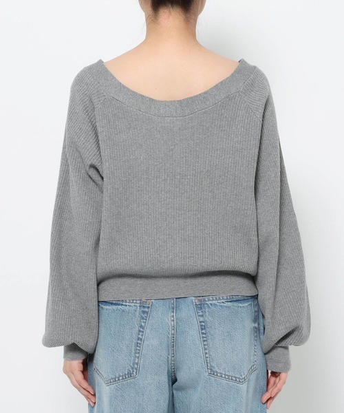 LOWRYS FARM（ローリーズファーム）の「レースドッキングＶカーディガン 654890（カーディガン/ボレロ・レディース・ブラック/ベージュ/グレー・FREE）」の13枚目の写真