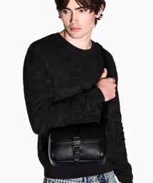 ARMANI EXCHANGE（アルマーニエクスチェンジ）の「【A|X アルマーニ エクスチェンジ】AXロゴ バックルディテール ショルダーバッグ（ショルダーバッグ）」